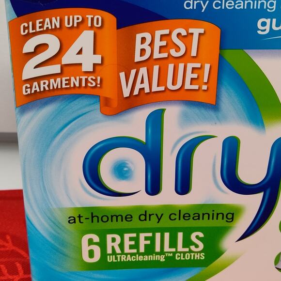 New Dryel Dry Cleaning At Home 6 Refills Ultra Cleaning Cloths Clean Breeze - Picture 2 of 9